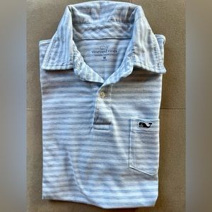 EUC Boys’ Vineyard Vines Stripe Polo Shirt. Size M (12-14)